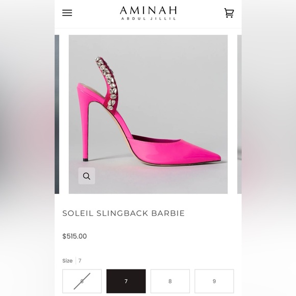 Aminah Abdul Jillil Soleil Slingback Barbie Heels - Picture 11 of 13